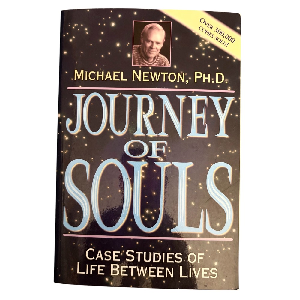 Journey of Souls Michael Newton Ph.D. Paperback New Age Reincarnation Black